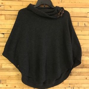 Tyler Boe Shawl 100% Cashmere Gray